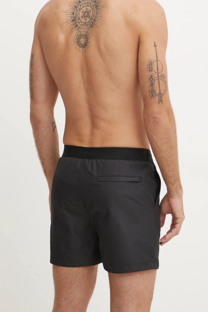 Купальные шорты Calvin Klein цвет чёрный KM0KM01084 Купальные шорты Calvin Klein цвет чёрный KM0KM01084