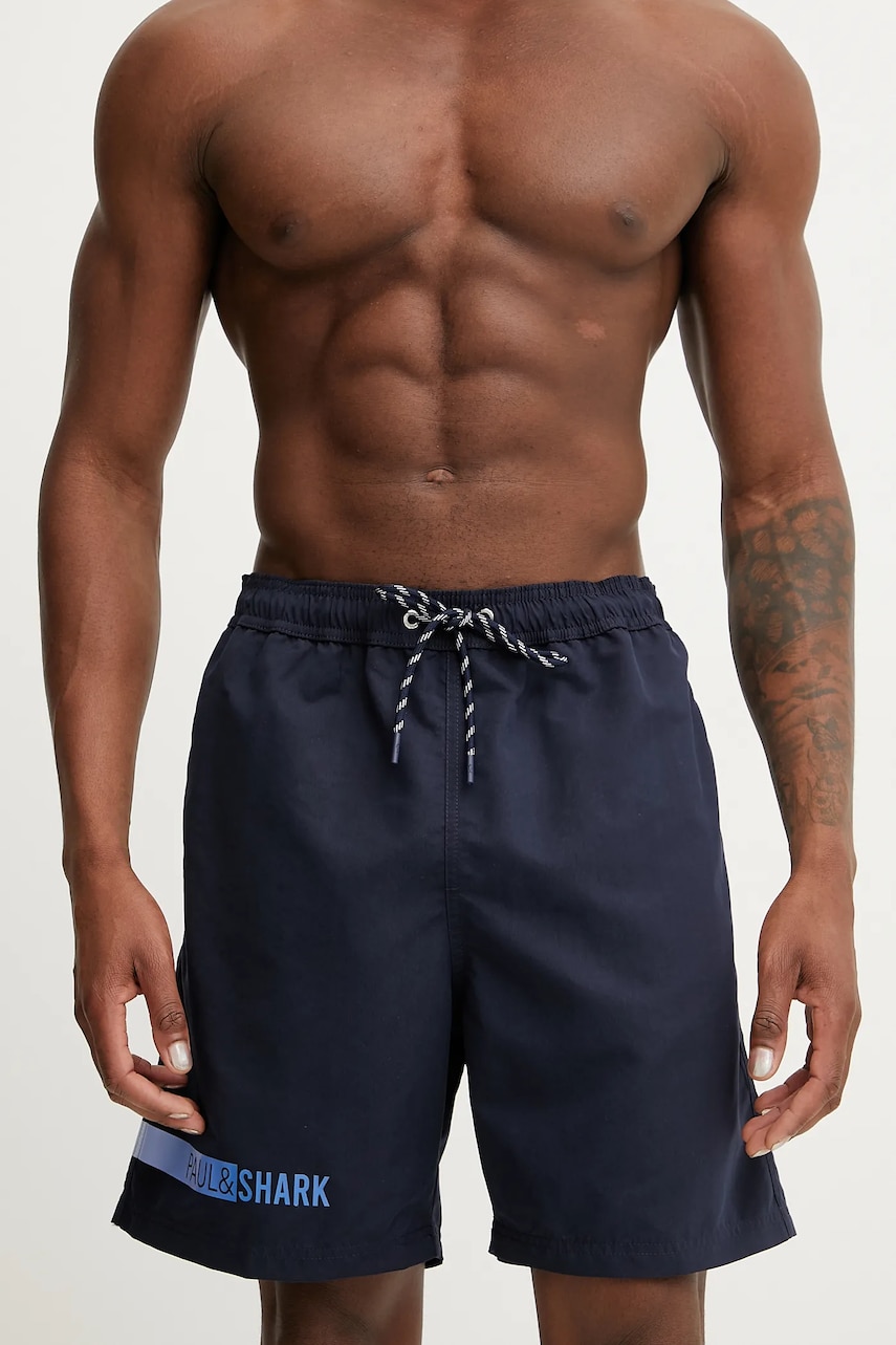 Paul&Shark pantaloni scurti de baie culoarea albastru marin, 25415004 Paul&Shark pantaloni scurti de baie culoarea albastru marin, 25415004