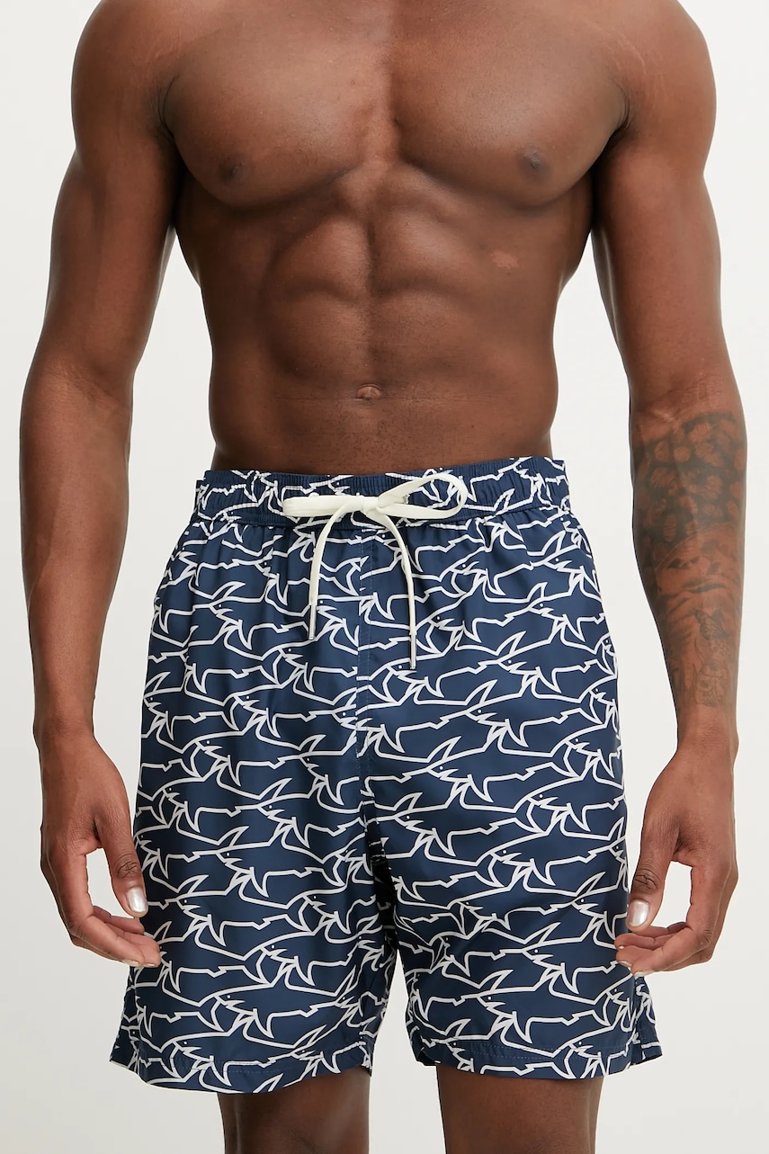 Paul&Shark pantaloni scurti de baie culoarea albastru marin, 25415035 Paul&Shark pantaloni scurti de baie culoarea albastru marin, 25415035