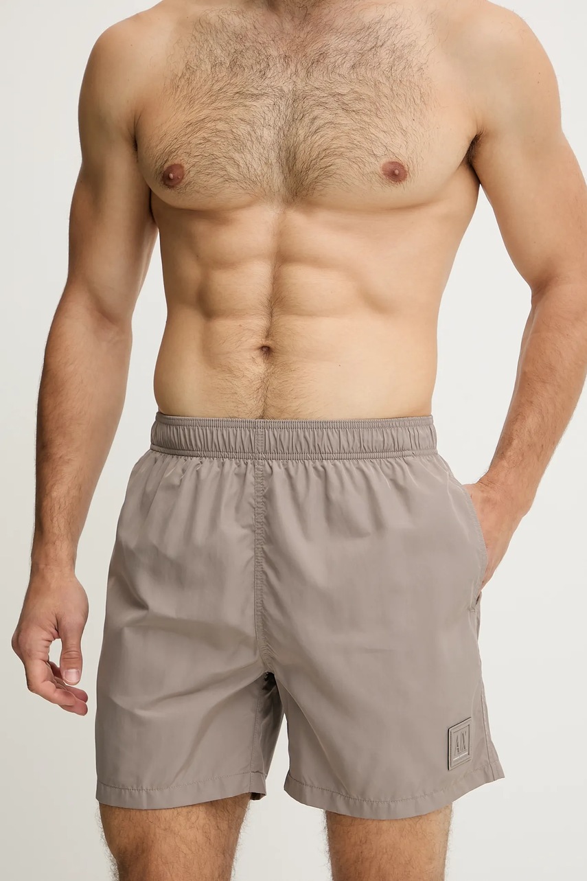 Купальные шорты Armani Exchange цвет бежевый XM000812 AF13556 Купальные шорты Armani Exchange цвет бежевый XM000812 AF13556