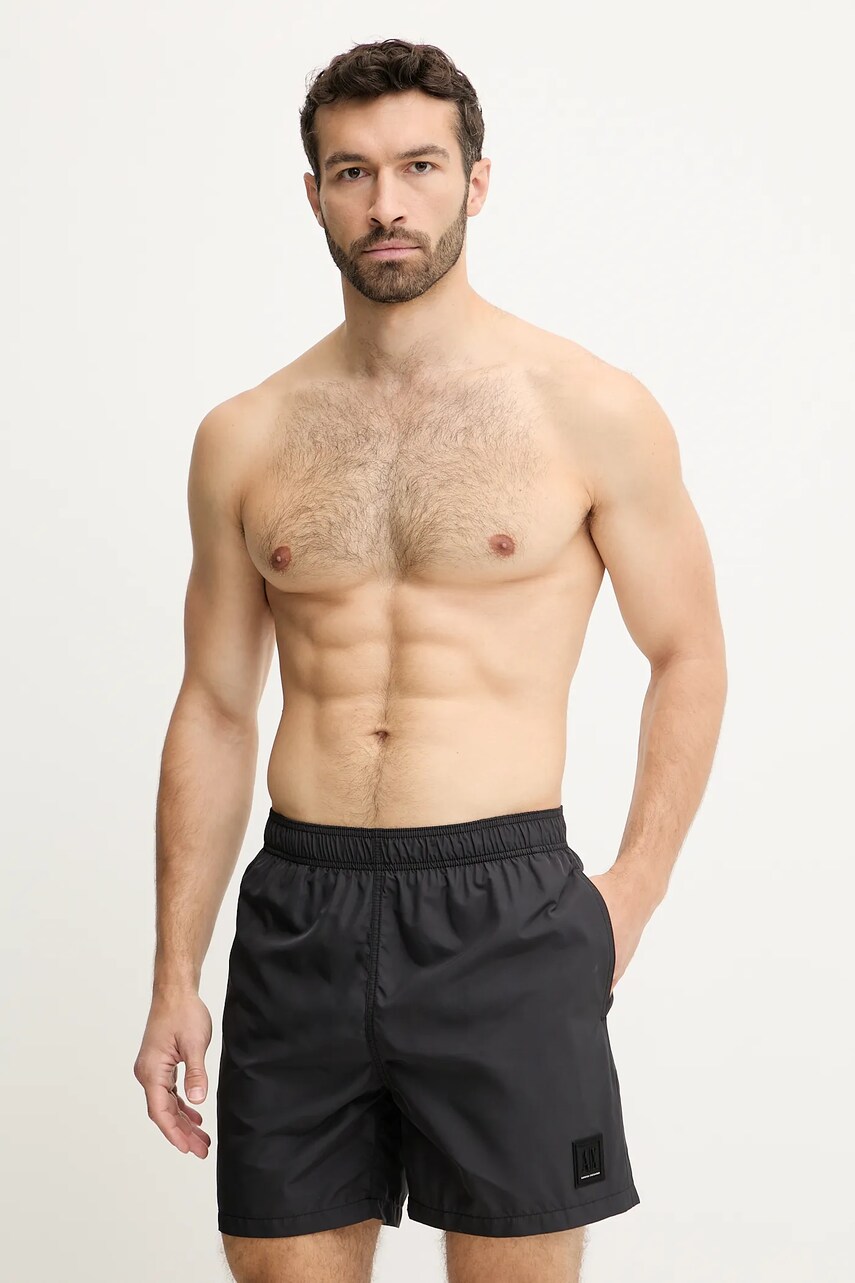 Armani Exchange pantaloni scurți de baie culoarea negru, XM000812 AF13556