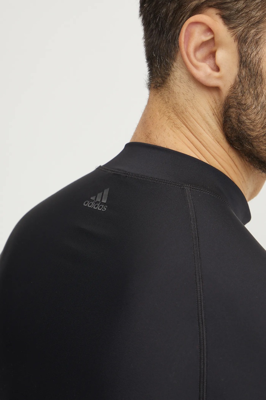 Μακρυμάνικο κολύμβησης adidas M RASHGD LS χρώμα: μαύρο, JD2140 φωτογραφία