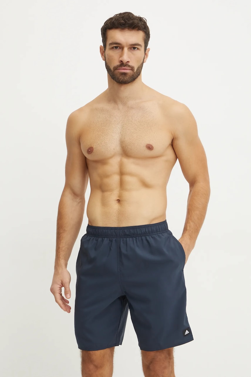 adidas Performance pantaloni scurți de baie Solid CLX culoarea albastru marin, JD0319 adidas Performance pantaloni scurți de baie Solid CLX culoarea albastru marin, JD0319