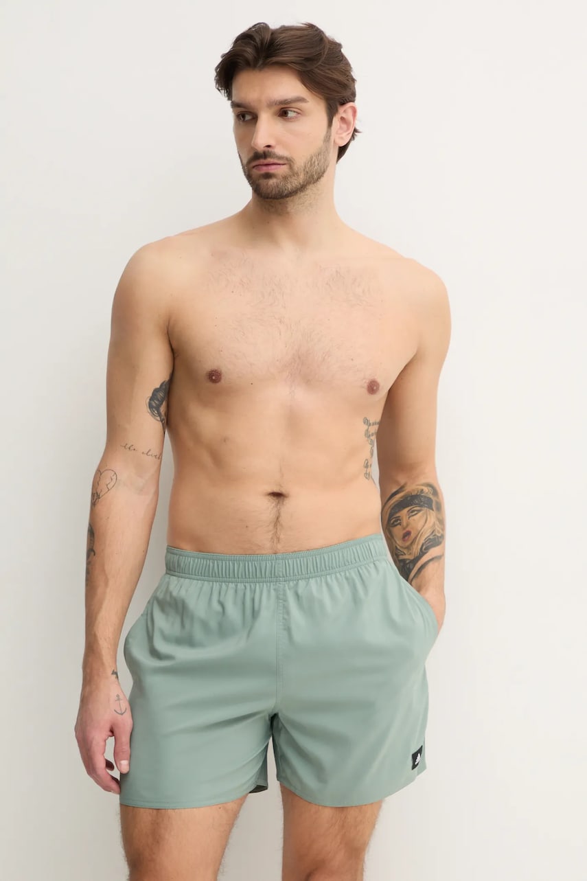 adidas Performance pantaloni scurti de baie Solid CLX culoarea verde, JC9920