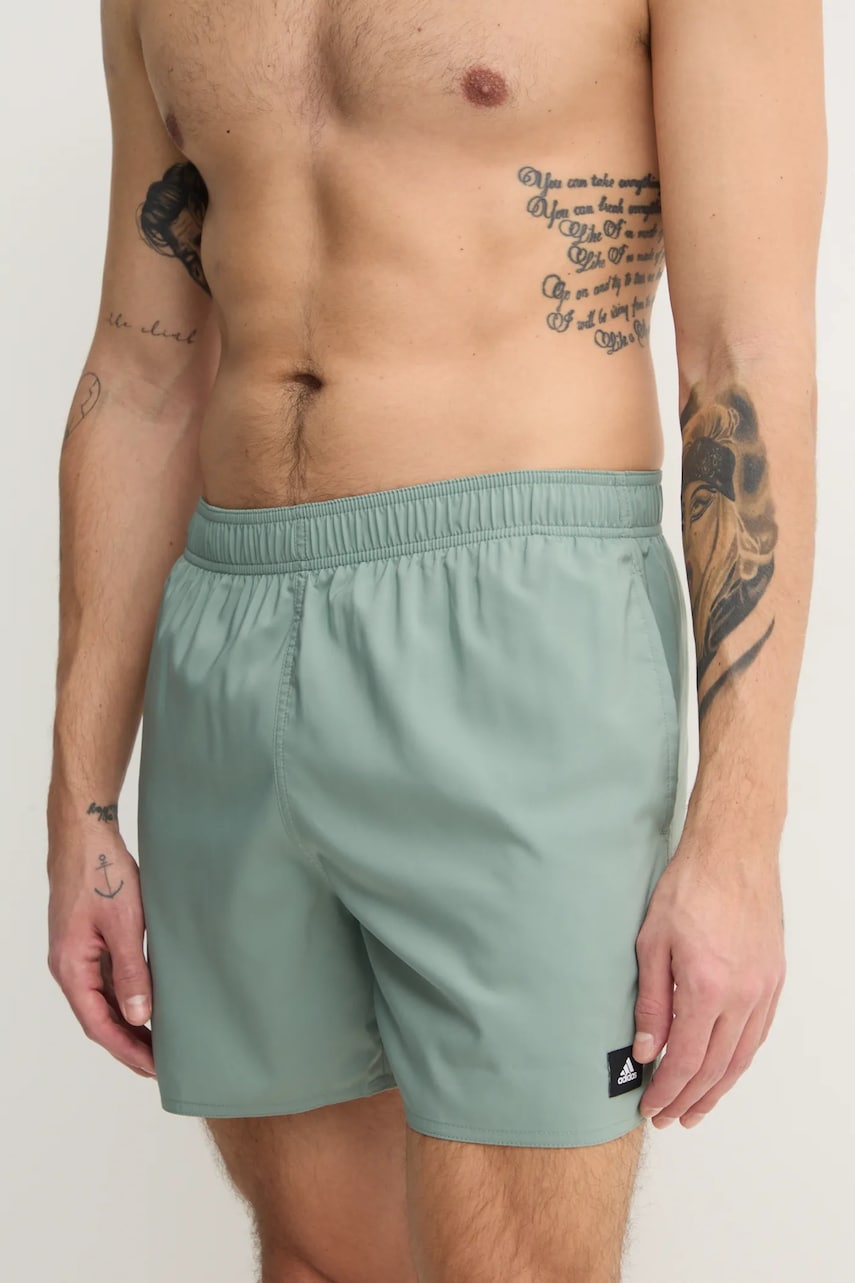 Купальные шорты adidas Performance Solid CLX цвет зелёный JC9920 Купальные шорты adidas Performance Solid CLX цвет зелёный JC9920