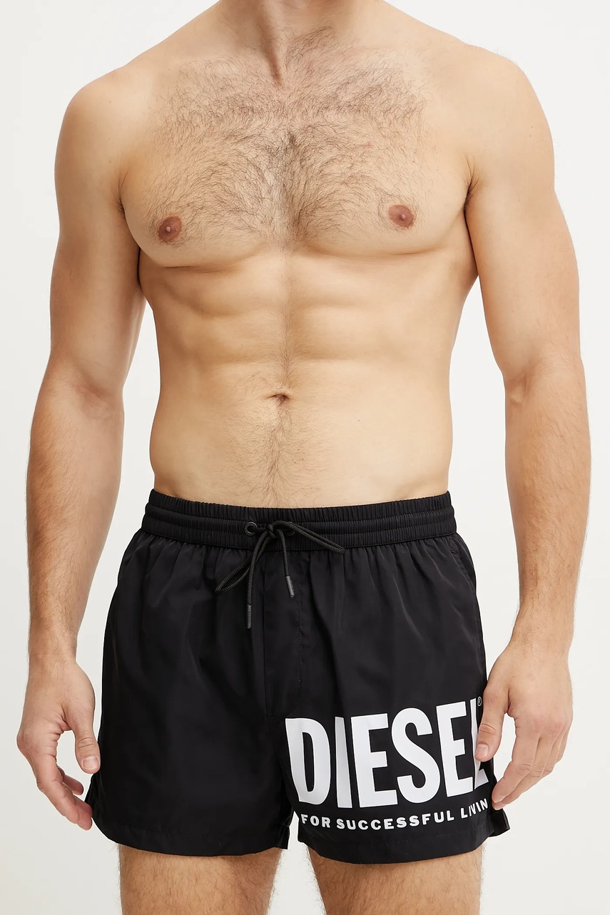 Μαγιό Diesel MARIO-34-D-CORE BOXER-SHORTS χρώμα: μαύρο, A16300.0NJAS φωτογραφία
