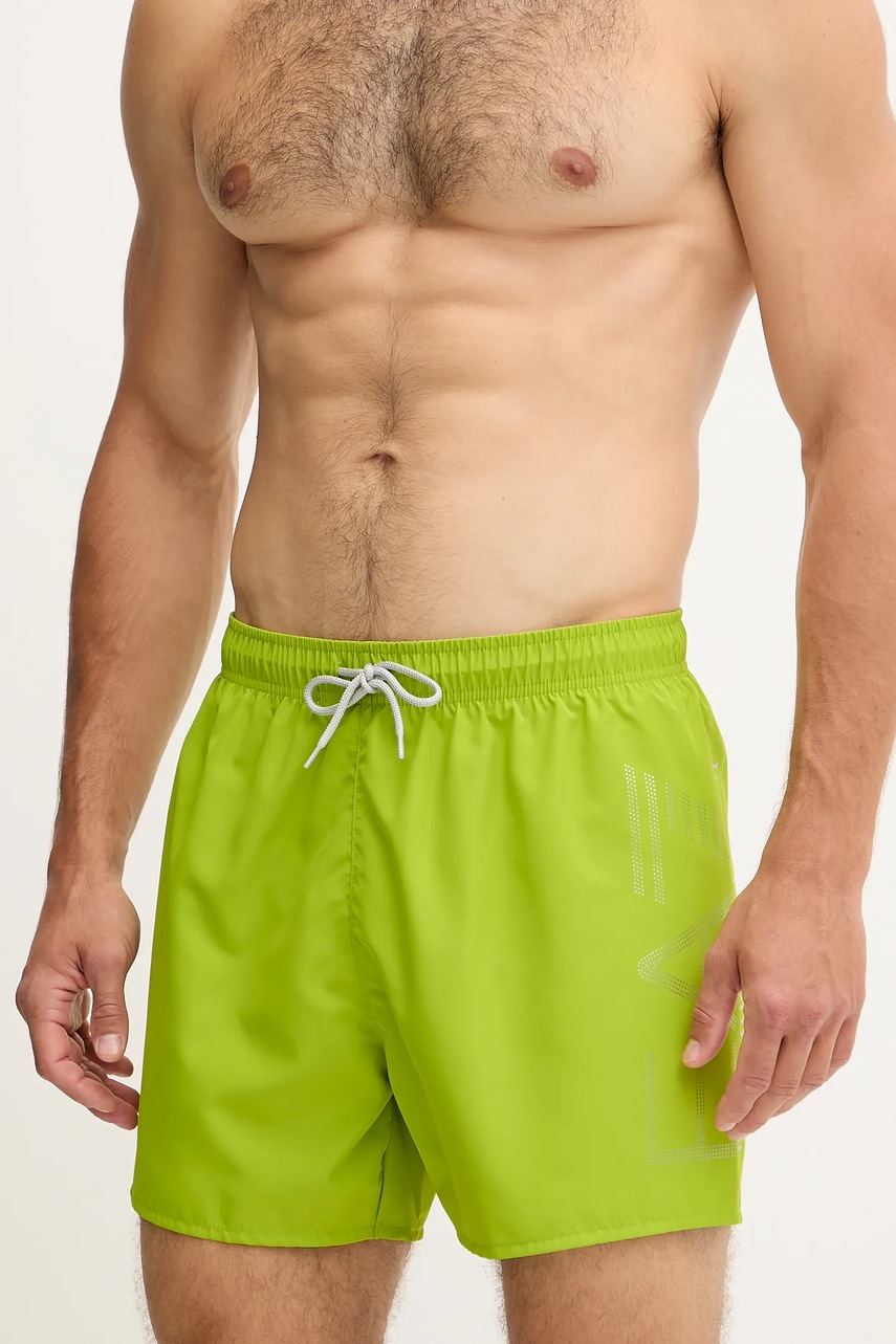 Купальные шорты EA7 Emporio Armani цвет красный AF14497.7M000550