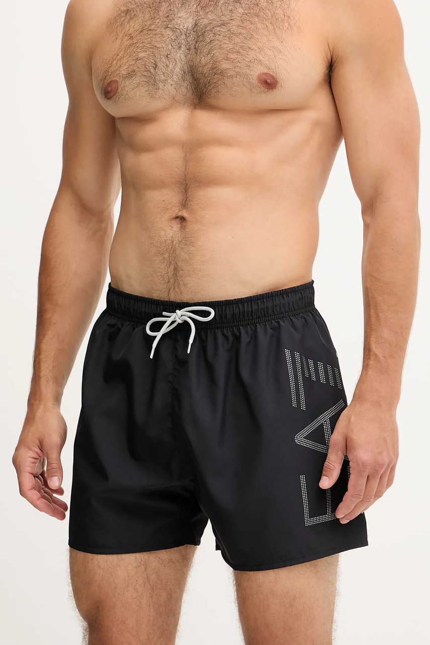 Купальные шорты EA7 Emporio Armani цвет красный AF14497.7M000550