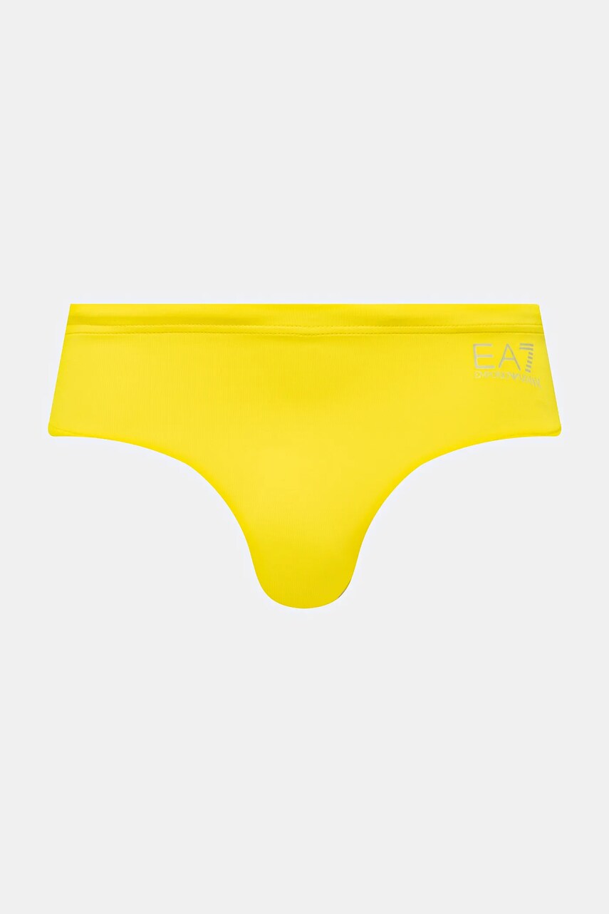 EA7 Emporio Armani costum de baie culoarea galben, AF14514.7M000500