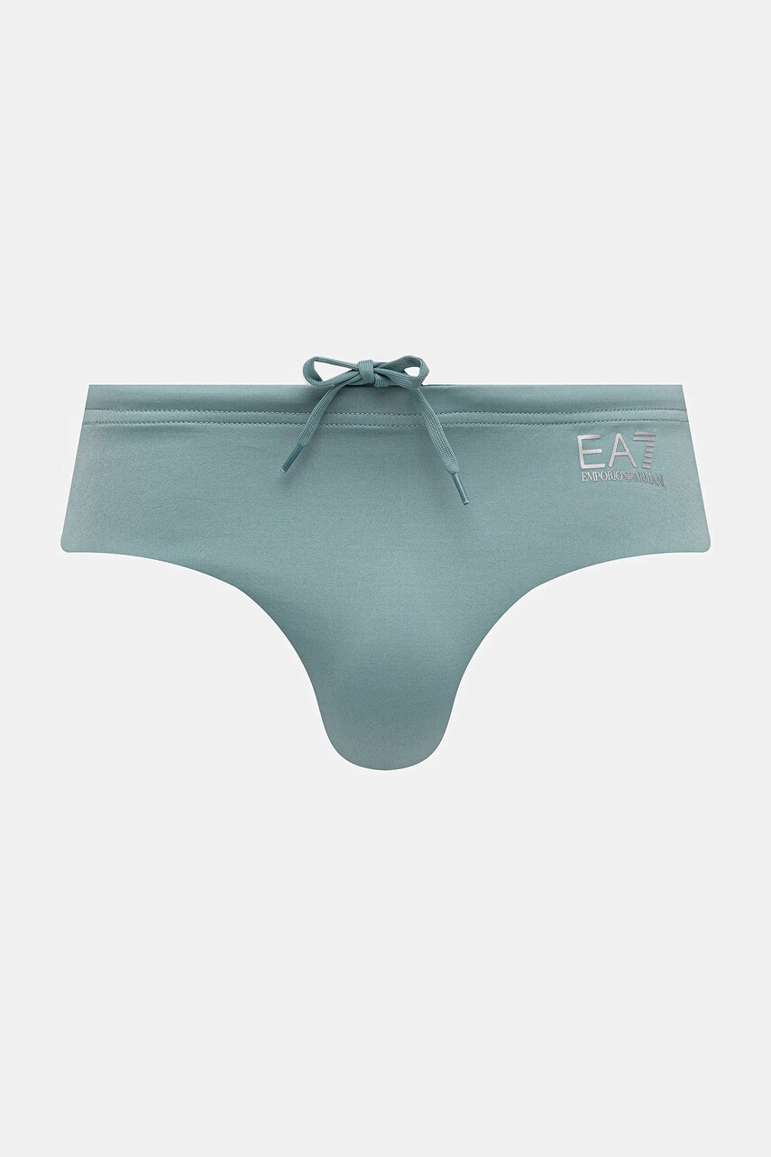 EA7 Emporio Armani costum de baie culoarea verde, AF14514.7M000500