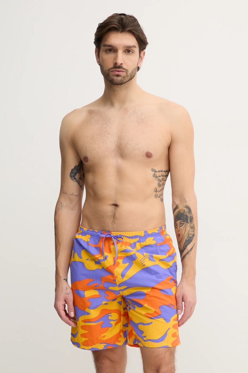adidas Originals pantaloni scurti de baie STR SWIMSH 8IN culoarea violet, JD4262 adidas Originals pantaloni scurti de baie STR SWIMSH 8IN culoarea violet, JD4262