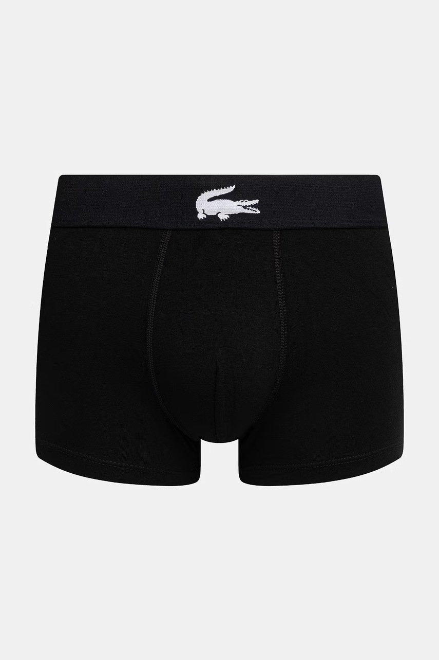 Lacoste boxerky pánske bavlnené s elastanom 3-pak