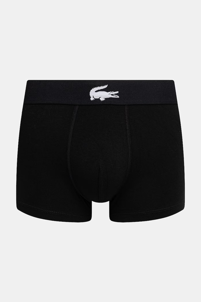 Lacoste boxerky pánske bavlnené s elastanom 3-pak
