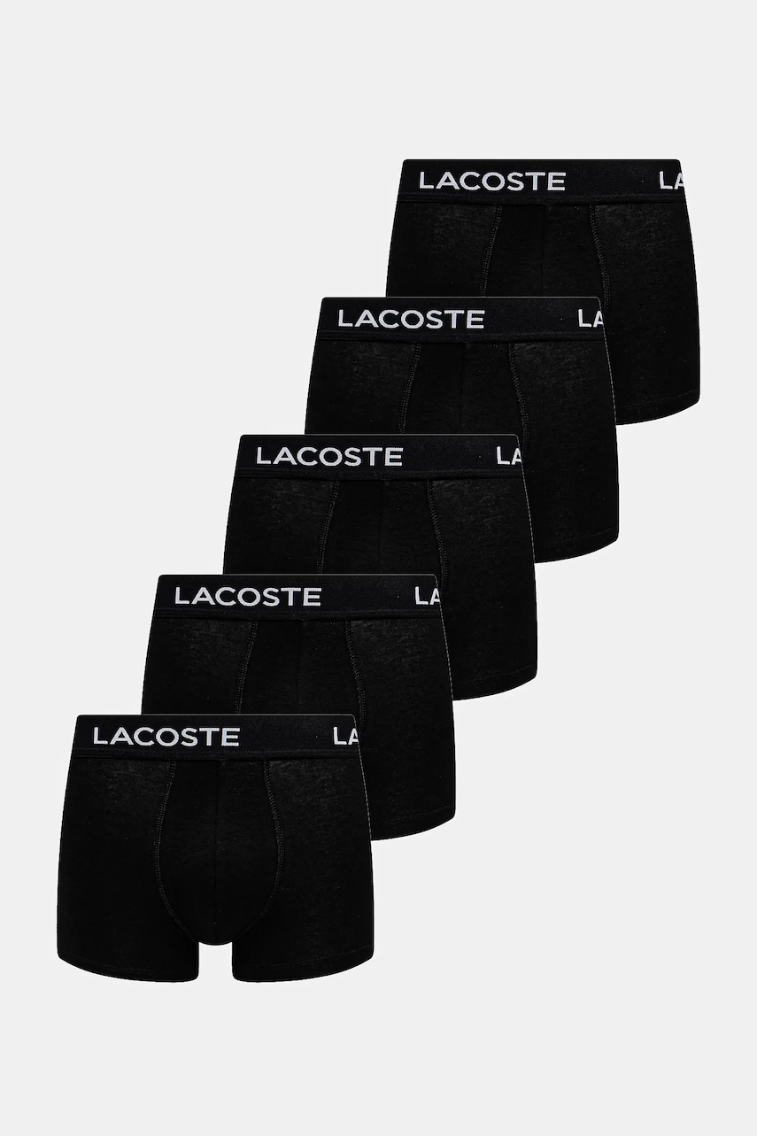 Lacoste boxeri 5-pack bărbați, culoarea negru, 5H1292