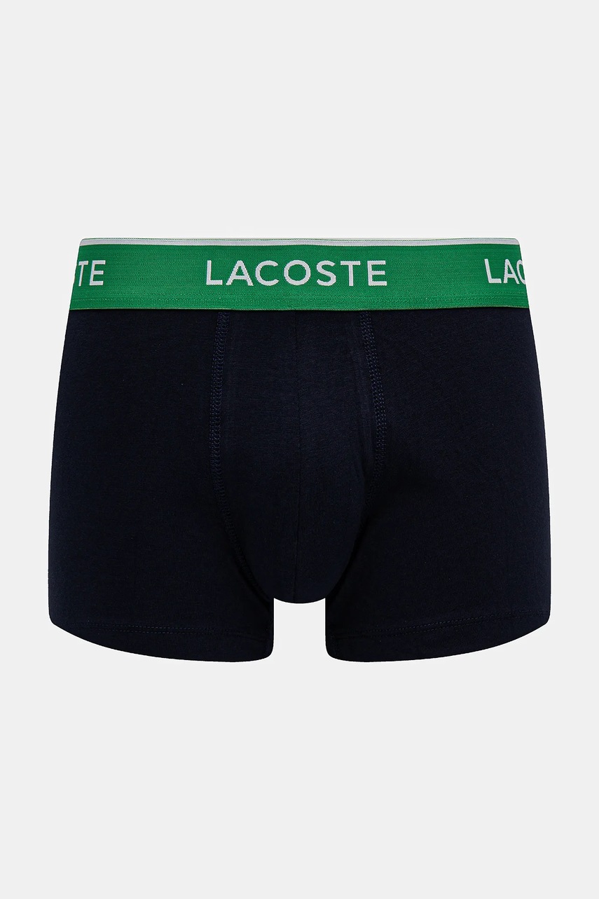 Lacoste priliehavé boxerky pánske bavlnené s elastanom 3-pak