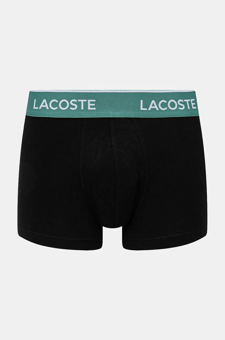 Боксеры Lacoste 3 шт мужские цвет чёрный 5H1297 Боксеры Lacoste 3 шт мужские цвет чёрный 5H1297