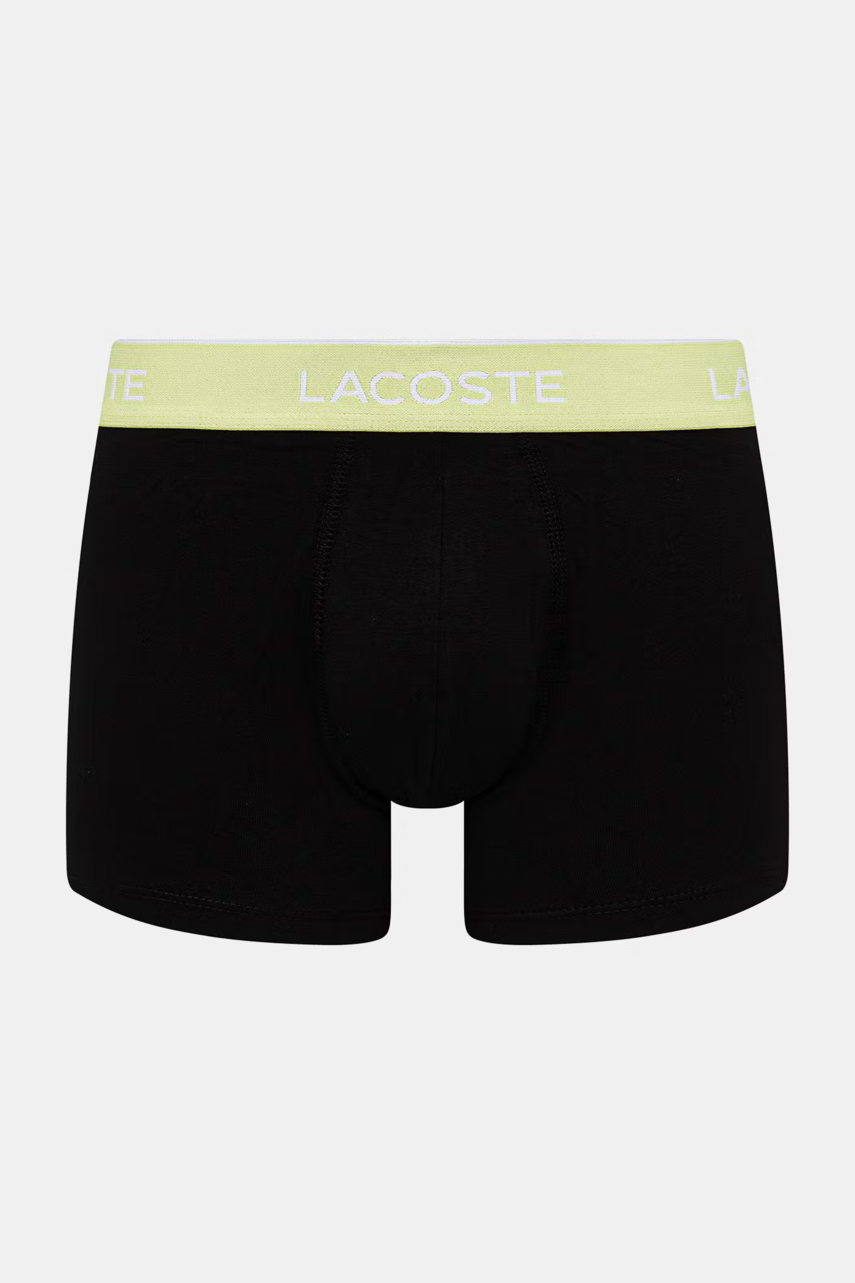 Lacoste priliehavé boxerky pánske bavlnené s elastanom 3-pak