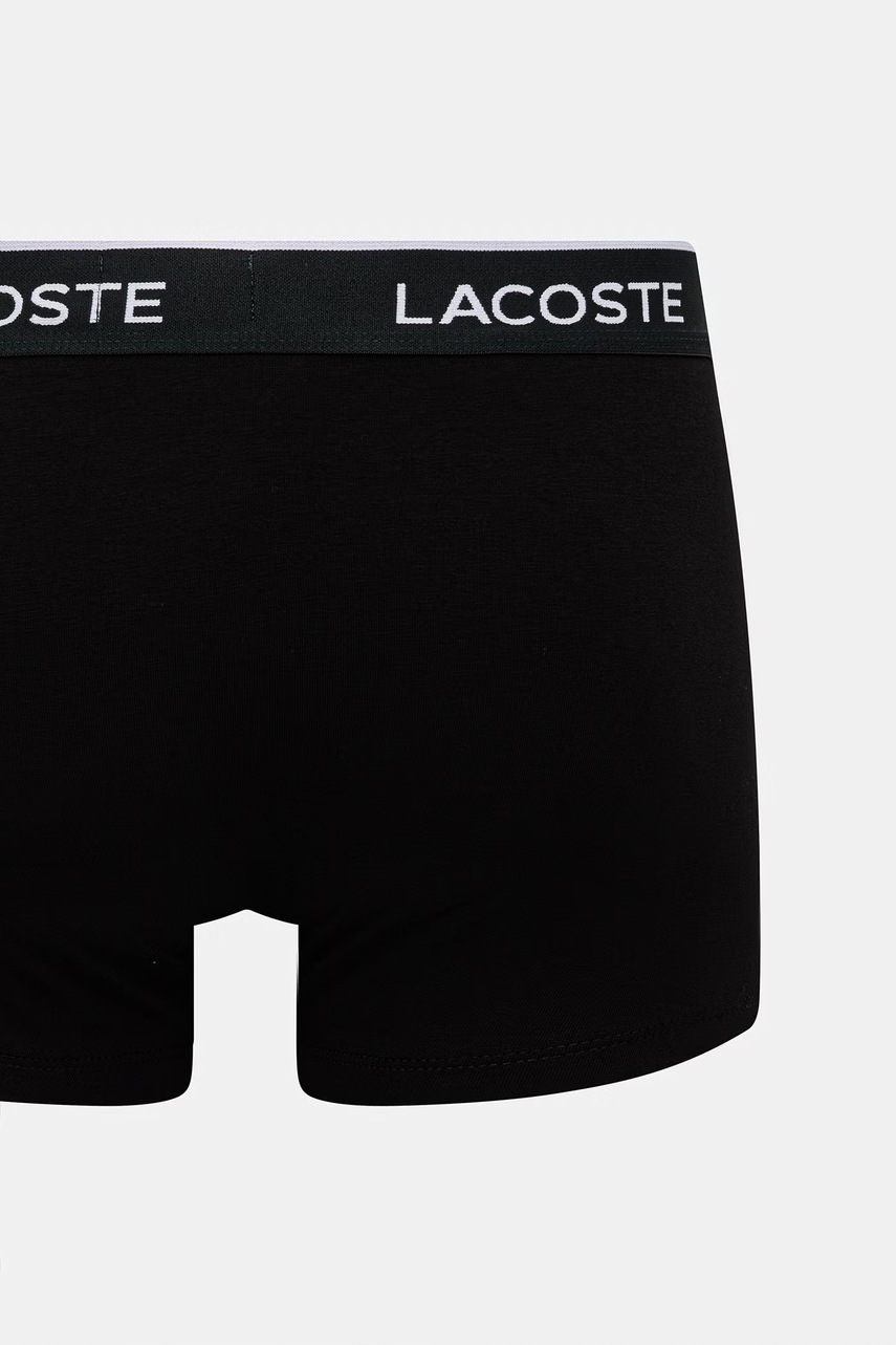 Lacoste priliehavé boxerky pánske bavlnené s elastanom 3-pak