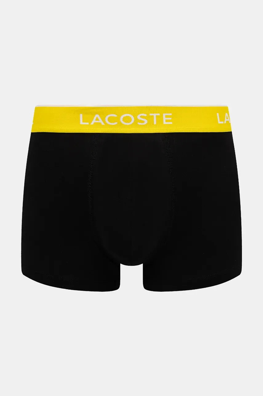 Боксеры Lacoste 3 шт мужские цвет чёрный 5H1297 Боксеры Lacoste 3 шт мужские цвет чёрный 5H1297