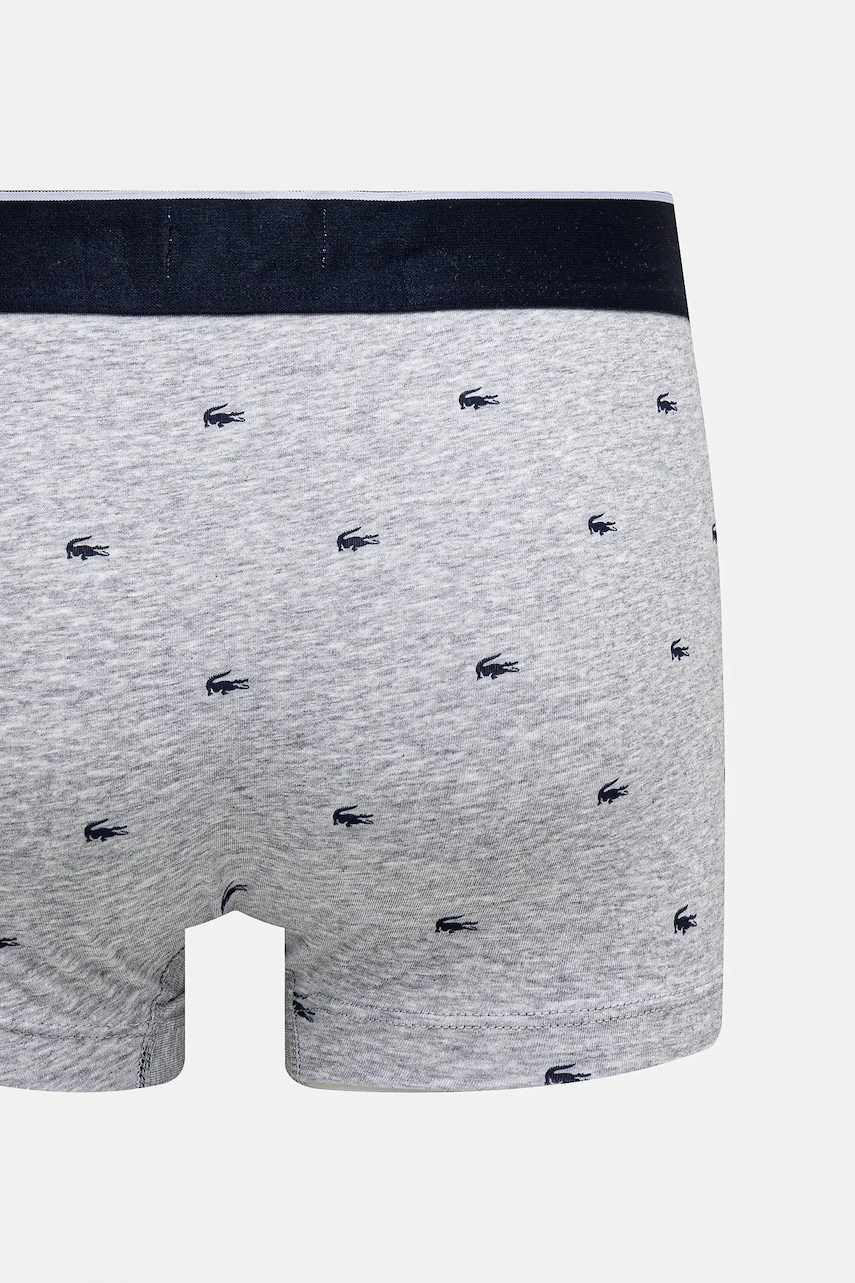 Lacoste priliehavé boxerky pánske bavlnené s elastanom 3-pak
