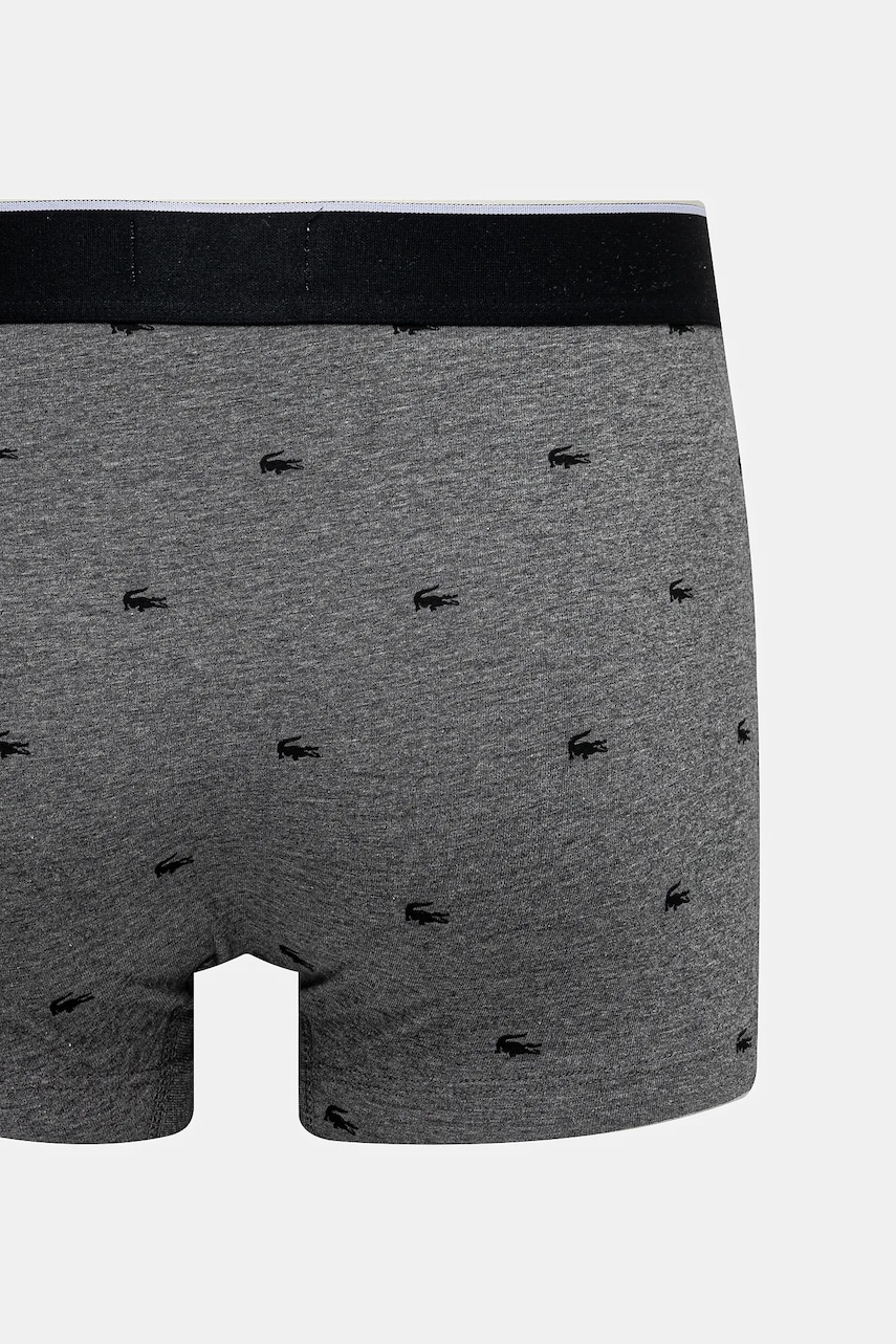 Lacoste priliehavé boxerky pánske bavlnené s elastanom 3-pak
