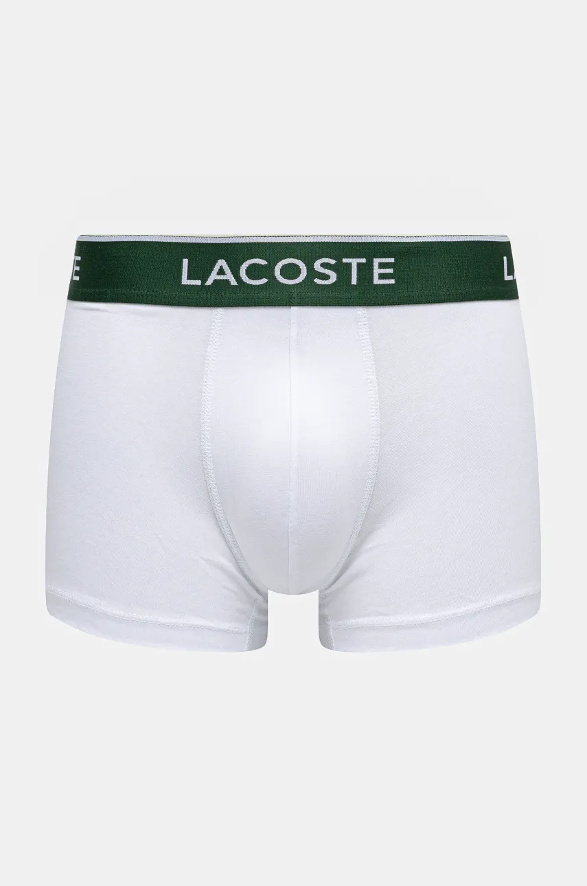 Боксеры Lacoste 3 шт мужские цвет белый 5H1300 Боксеры Lacoste 3 шт мужские цвет белый 5H1300