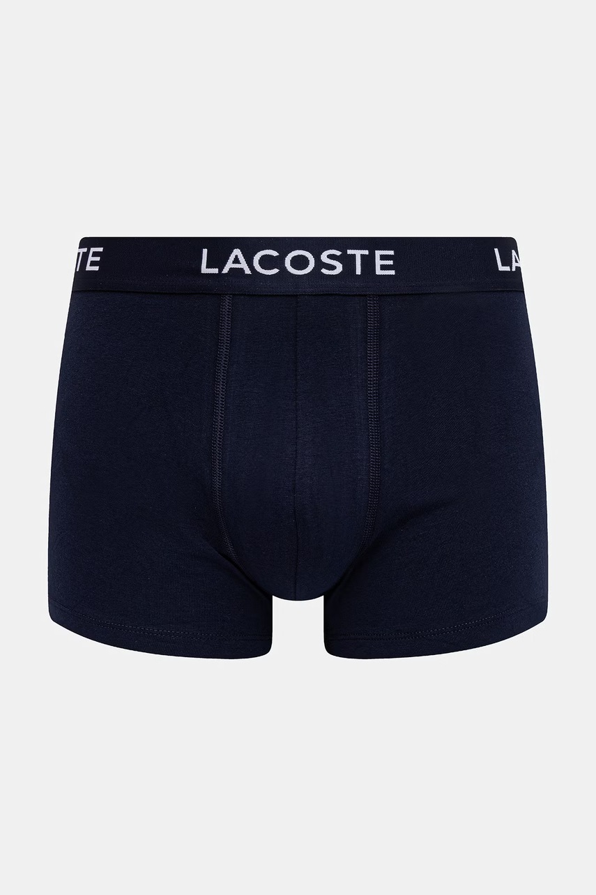 Lacoste priliehavé boxerky pánske bavlnené s elastanom 3-pak