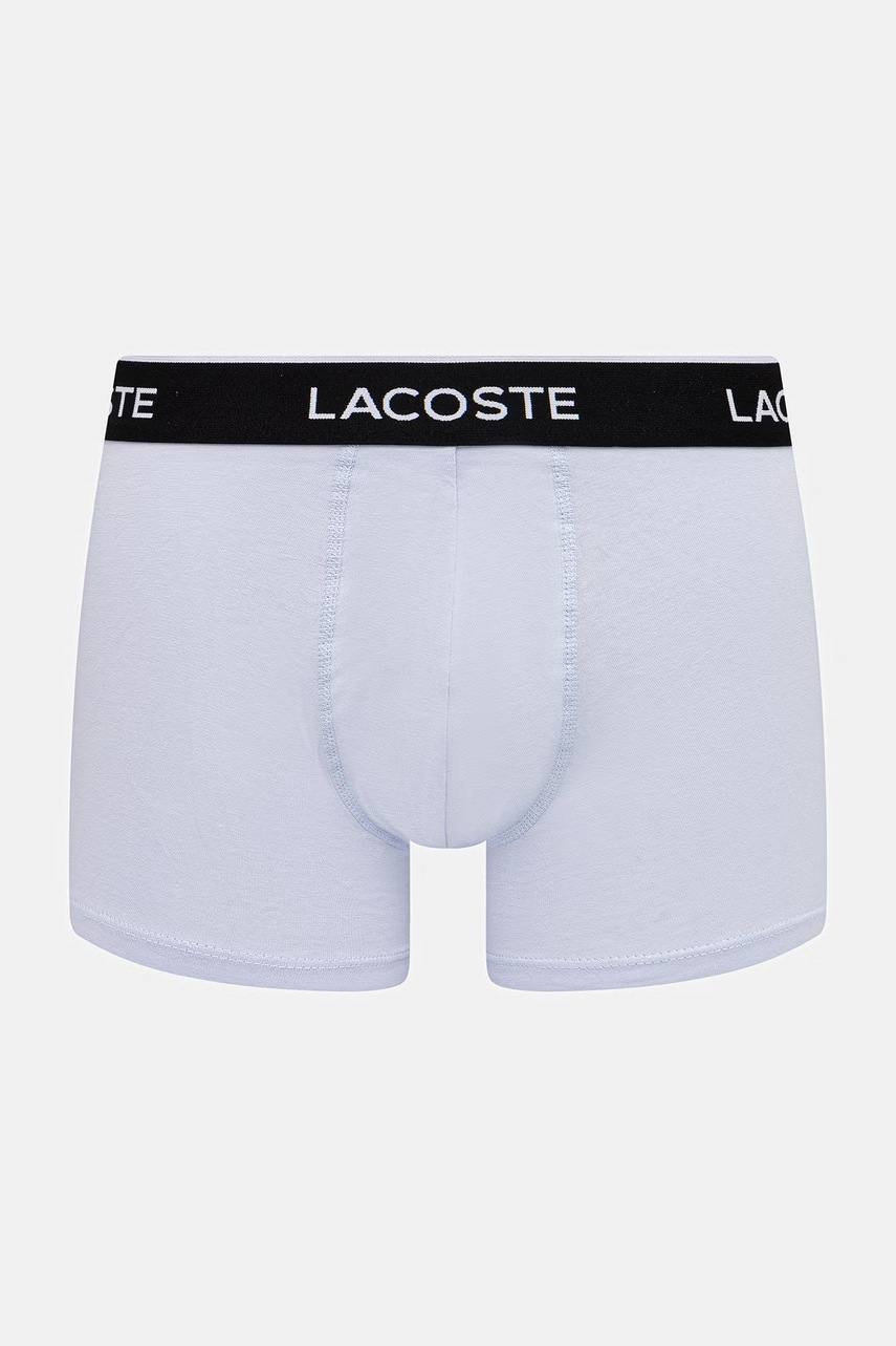 Lacoste priliehavé boxerky pánske bavlnené s elastanom 3-pak