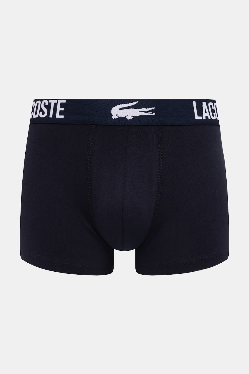 Lacoste boxerky pánske bavlnené s elastanom 3-pak