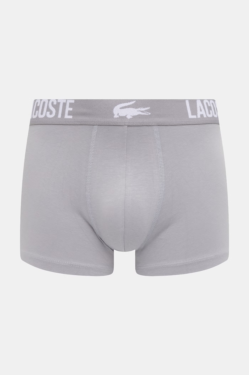 Lacoste boxerky pánske bavlnené s elastanom 3-pak