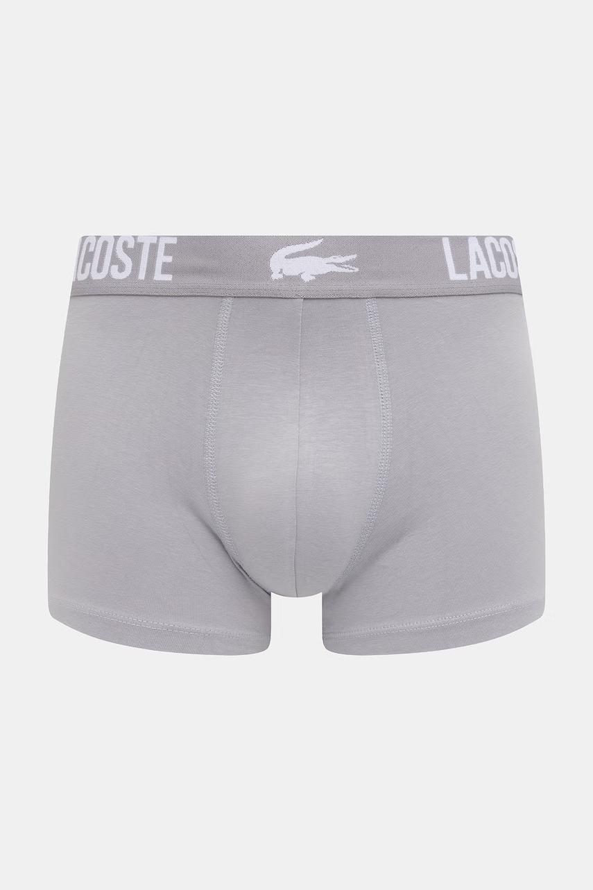 Lacoste boxerky pánske bavlnené s elastanom 3-pak