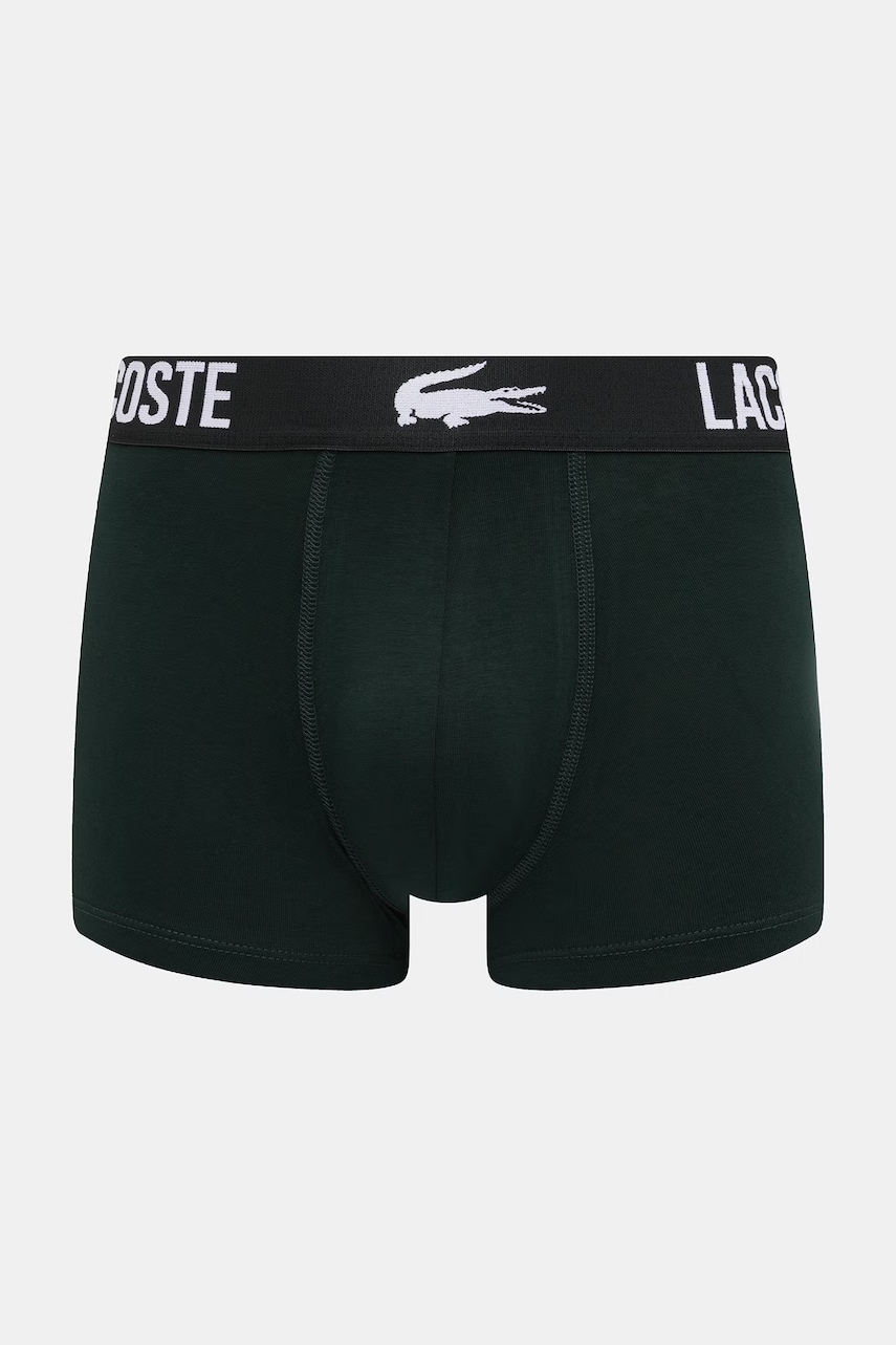 Lacoste boxerky pánske bavlnené s elastanom 3-pak