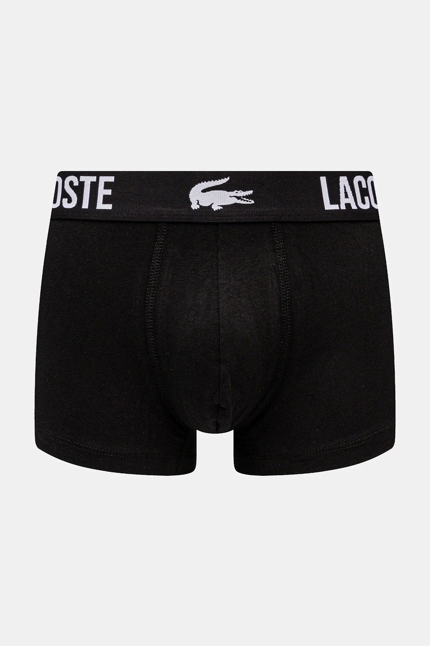Lacoste boxerky pánske bavlnené s elastanom 3-pak