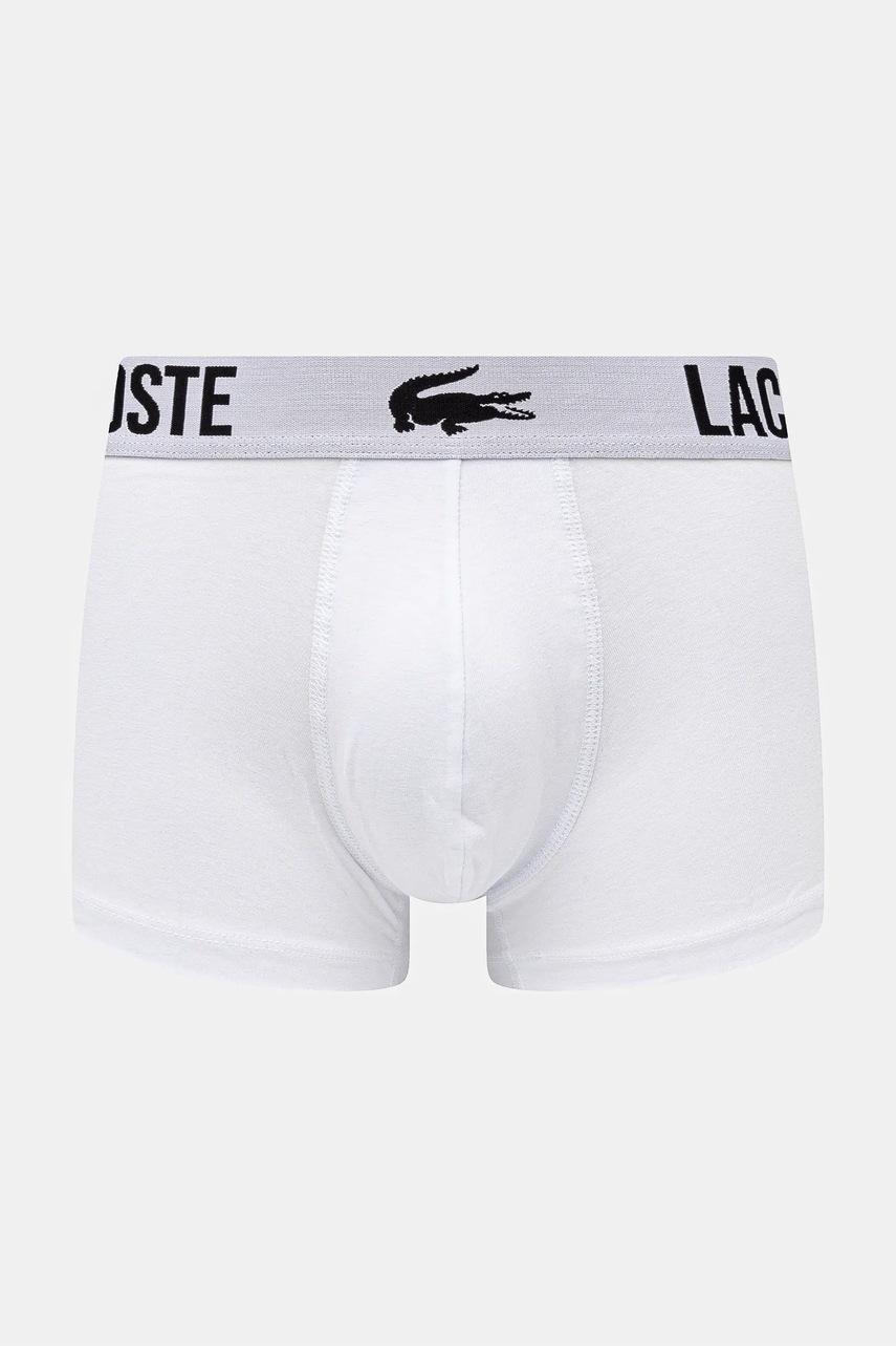 Lacoste boxerky pánske bavlnené s elastanom 3-pak