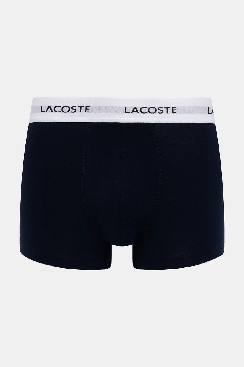 Lacoste priliehavé boxerky pánske bavlnené s elastanom 3-pak