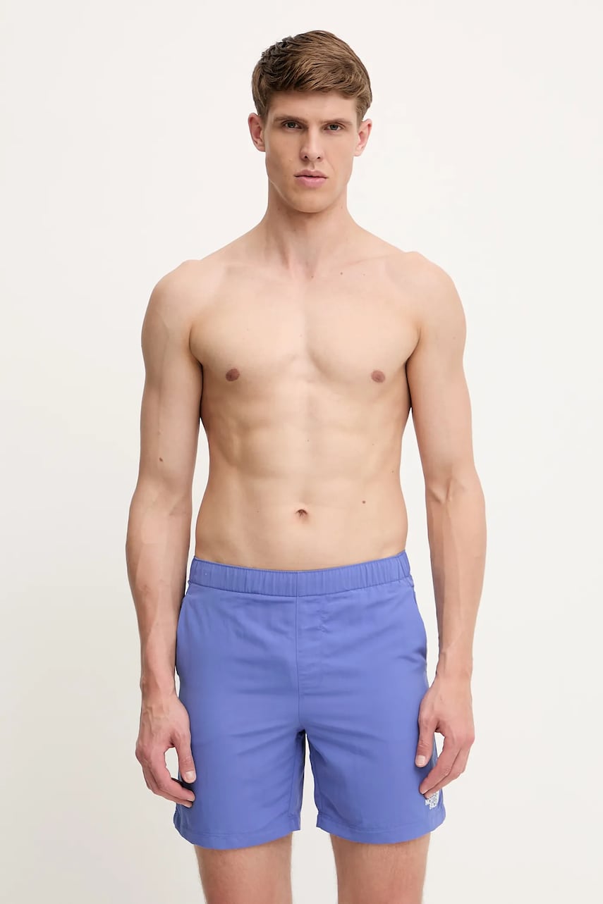 The North Face pantaloni scurți de baie culoarea violet, NF0A5IG56IF1