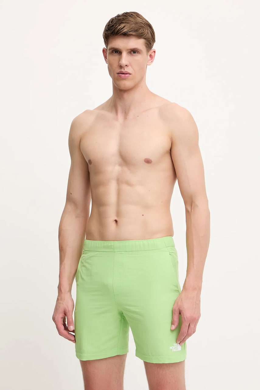 The North Face pantaloni scurți de baie culoarea verde, NF0A5IG56II1