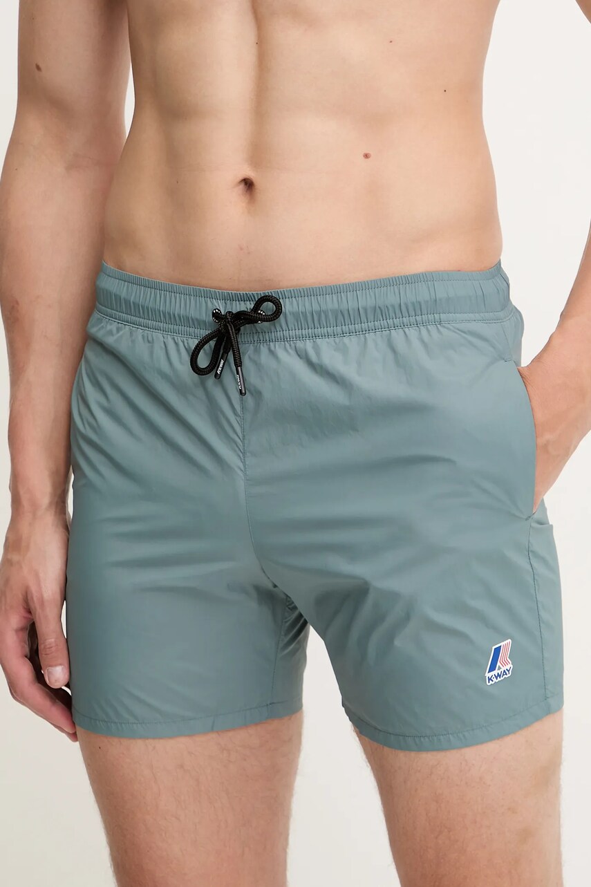 K-Way pantaloni scurți de baie culoarea turcoaz, K31357W