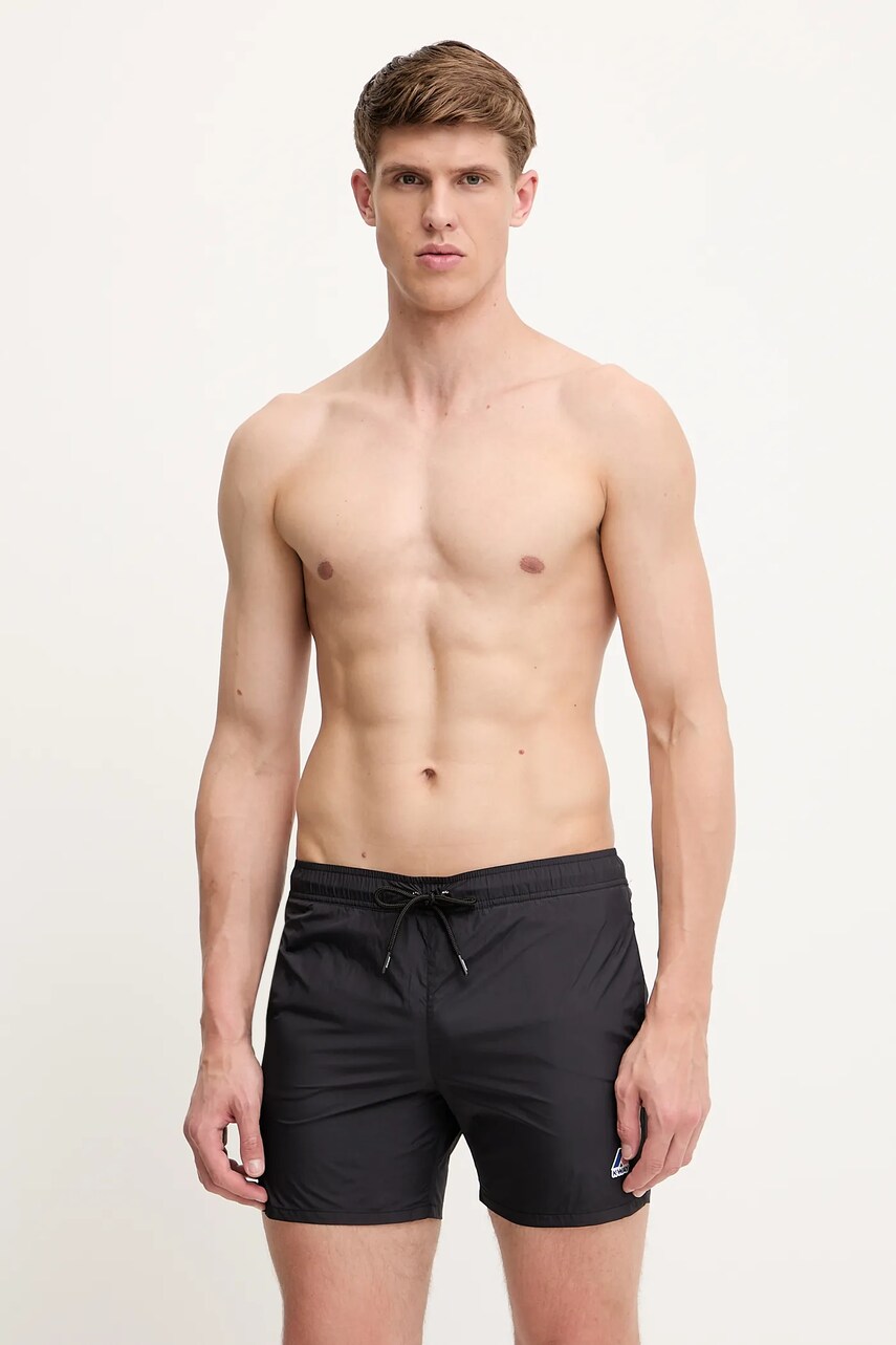 K-Way pantaloni scurți de baie culoarea negru, K31357W