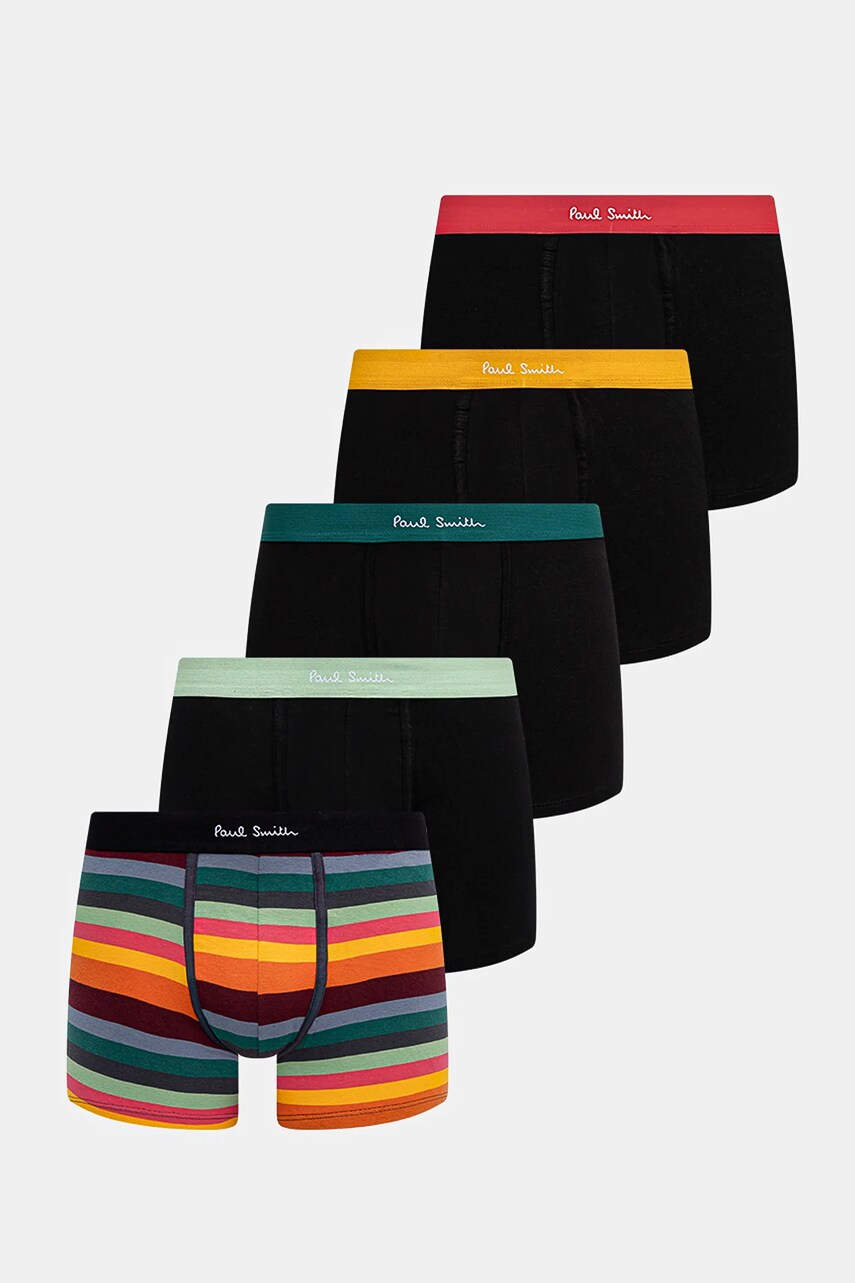 Paul Smith boxeri 4-pack barbati, culoarea negru, M1A-914-M5PK1