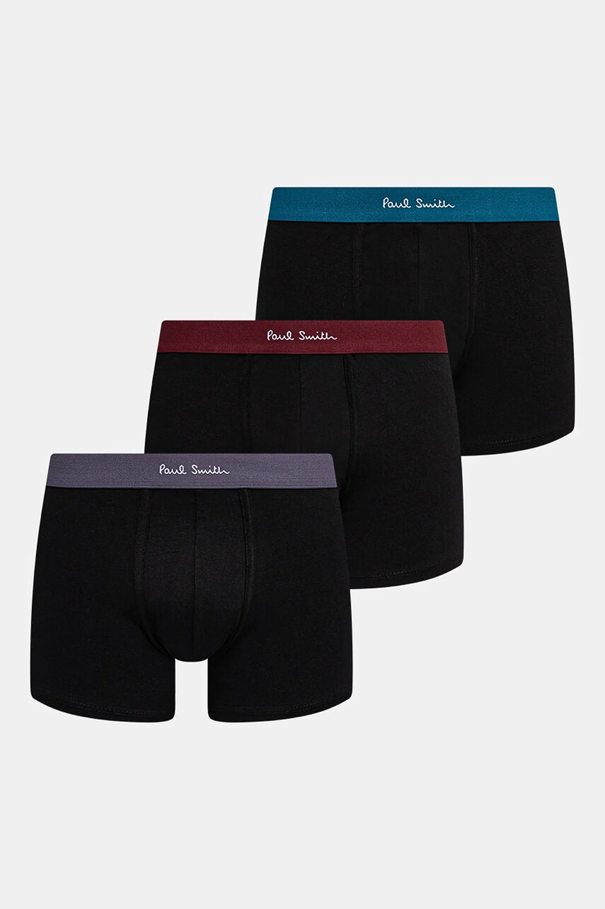 Paul Smith boxeri 3-pack barbati, culoarea negru, M1A-914-P3PK75