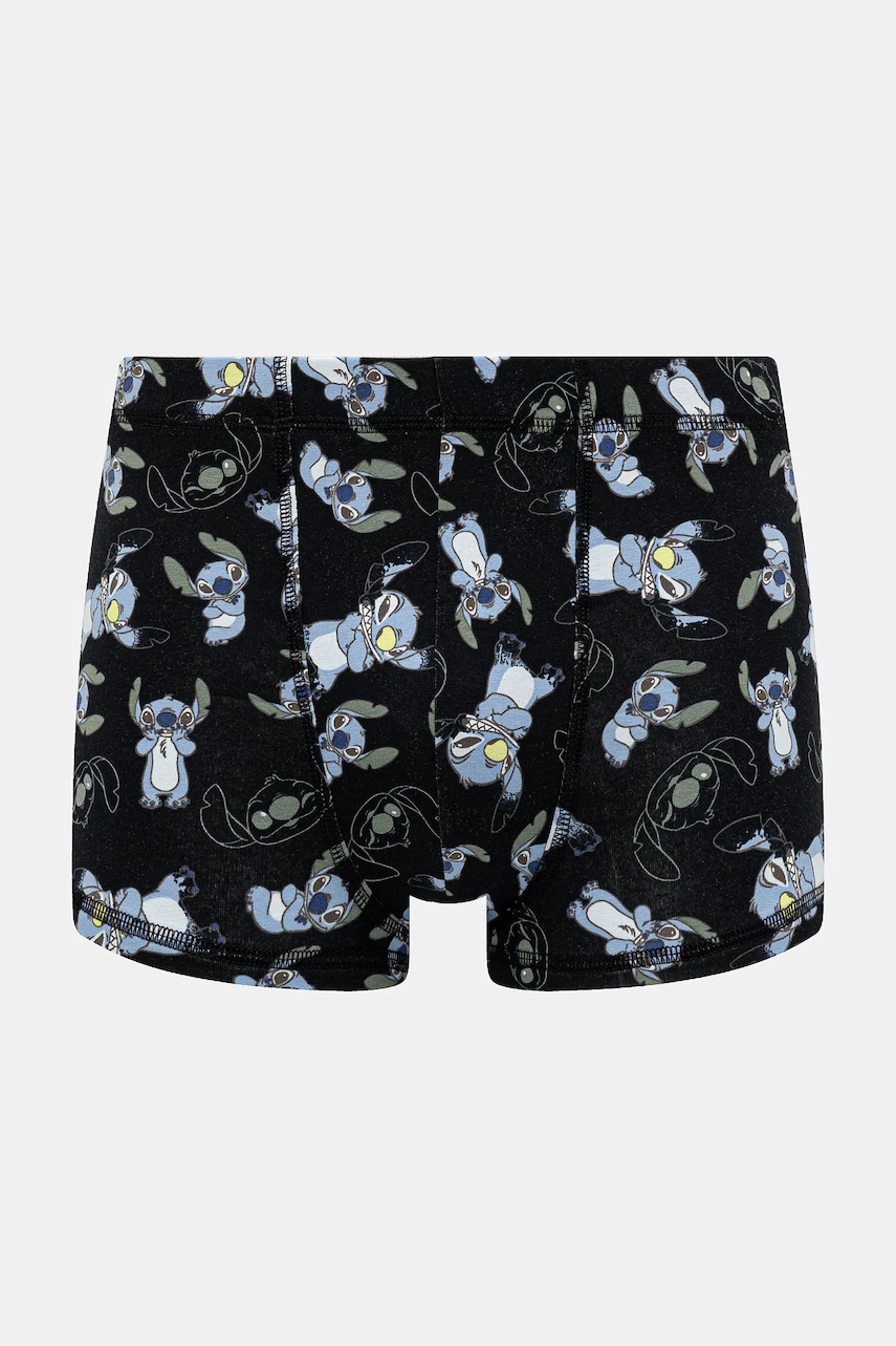 United Colors of Benetton boxeri LILO&STITCH barbati, culoarea negru, 3W4M2X01F