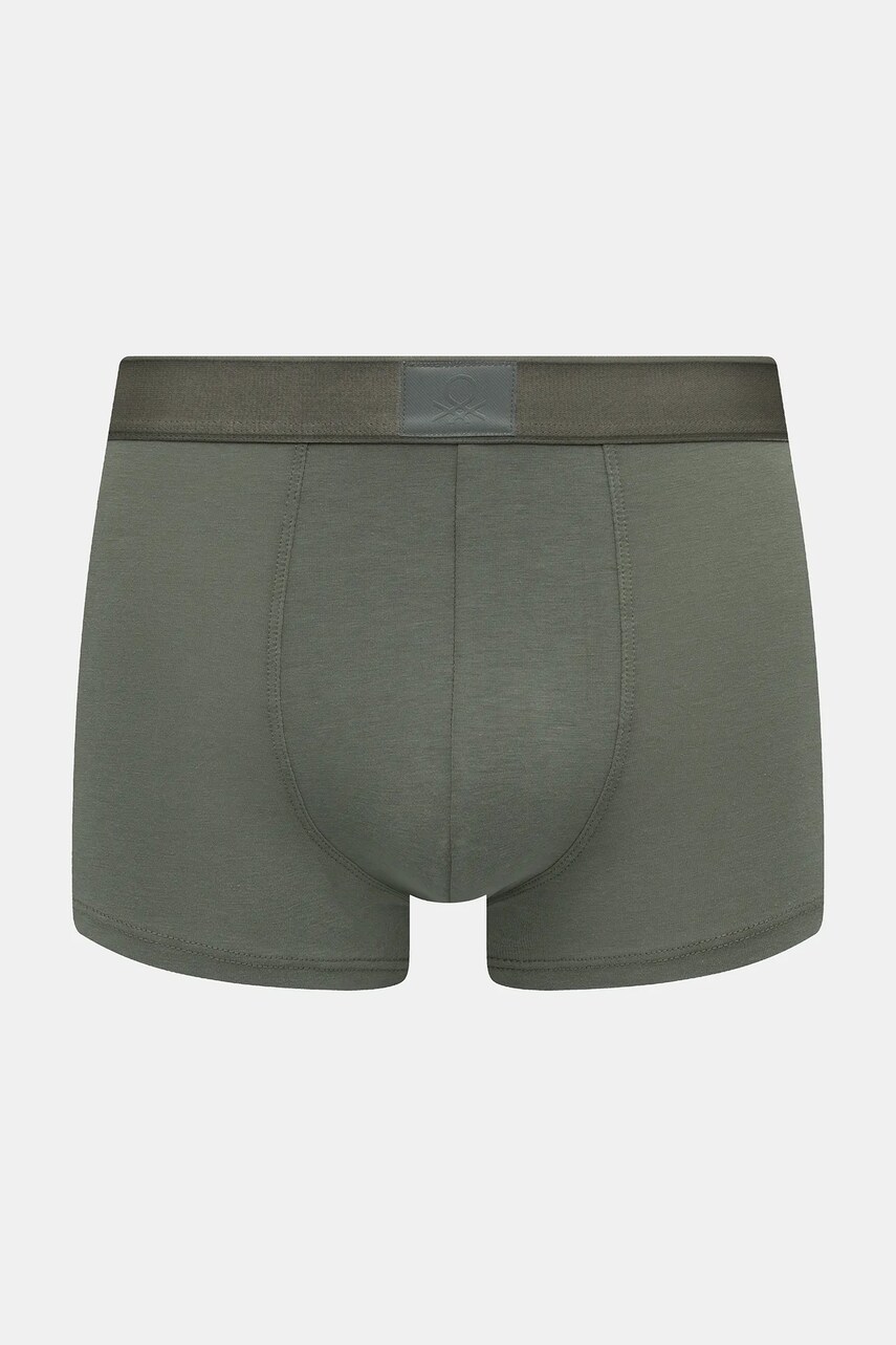 United Colors of Benetton boxeri bărbați, culoarea verde, 3XKP2X01C