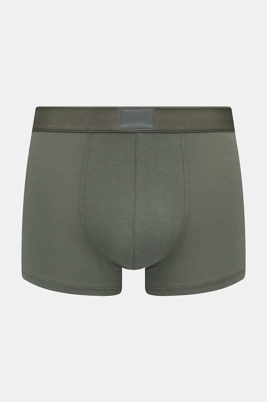 United Colors of Benetton boxeri bărbați, culoarea verde, 3XKP2X01C