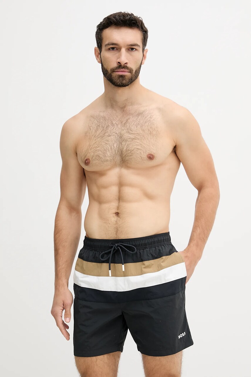 BOSS pantaloni scurți de baie culoarea bleumarin, 50539210