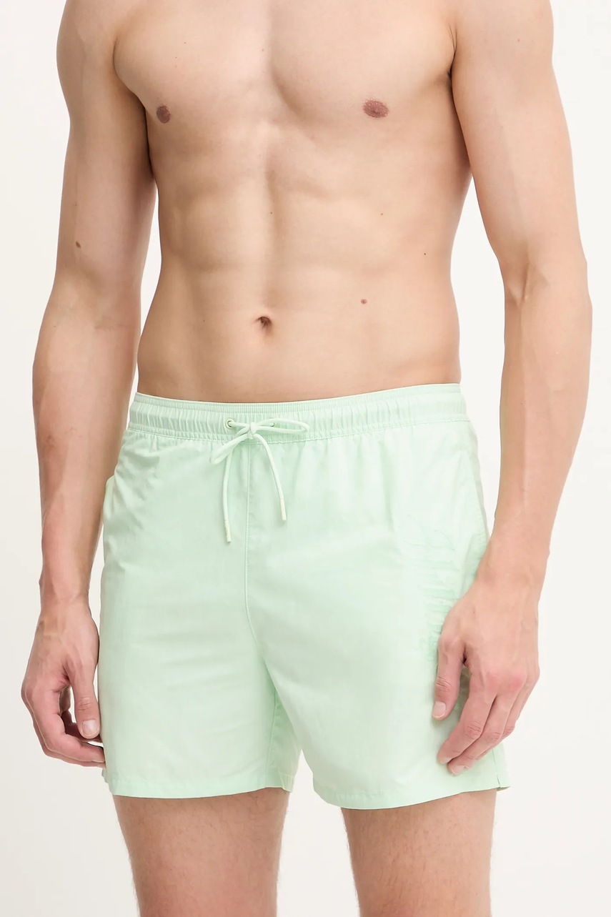 Купальные шорты Tommy Hilfiger цвет зелёный UM0UM03484