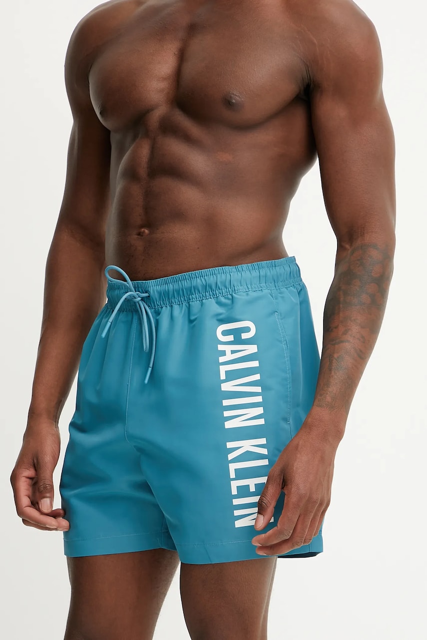 Купальные шорты Calvin Klein цвет зелёный KM0KM01092 Купальные шорты Calvin Klein цвет зелёный KM0KM01092