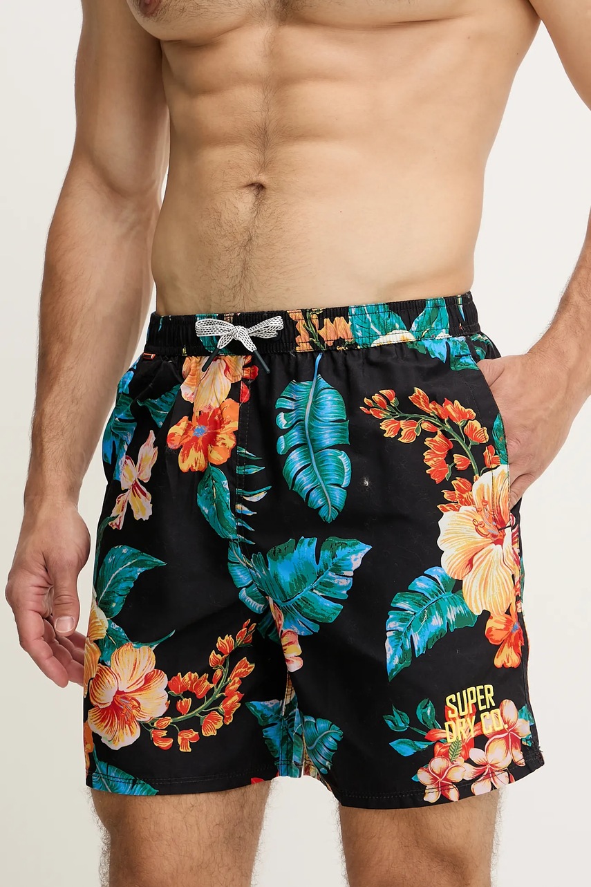 Купальные шорты Superdry цвет чёрный M3010242A-F4J