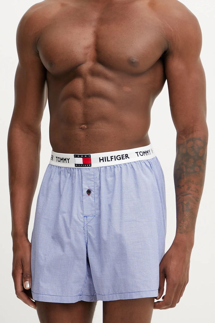 Levně Bavlněné boxerky Tommy Hilfiger modrá barva, UM0UM03544