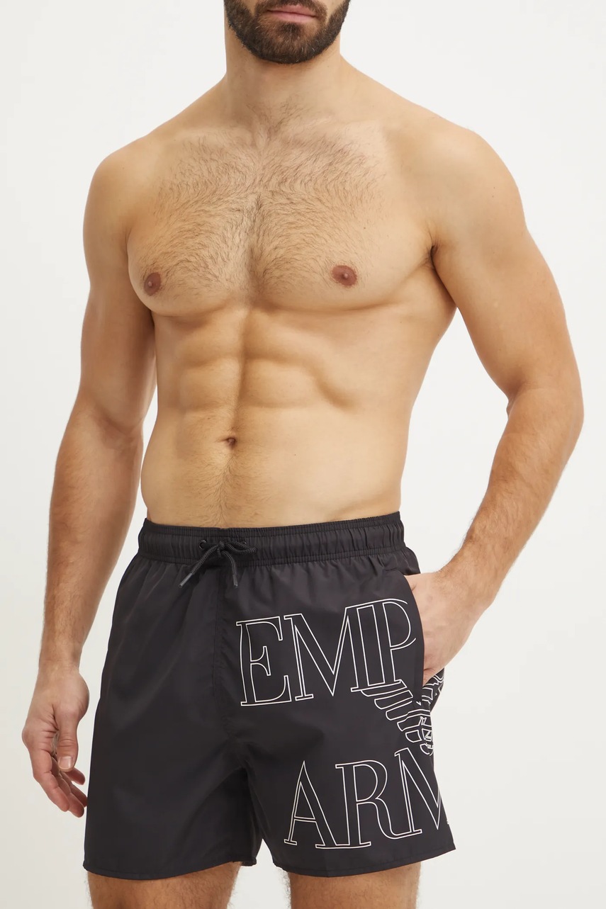 Купальные шорты Emporio Armani Underwear цвет чёрный EM000583 AF12326 Купальные шорты Emporio Armani Underwear цвет чёрный EM000583 AF12326